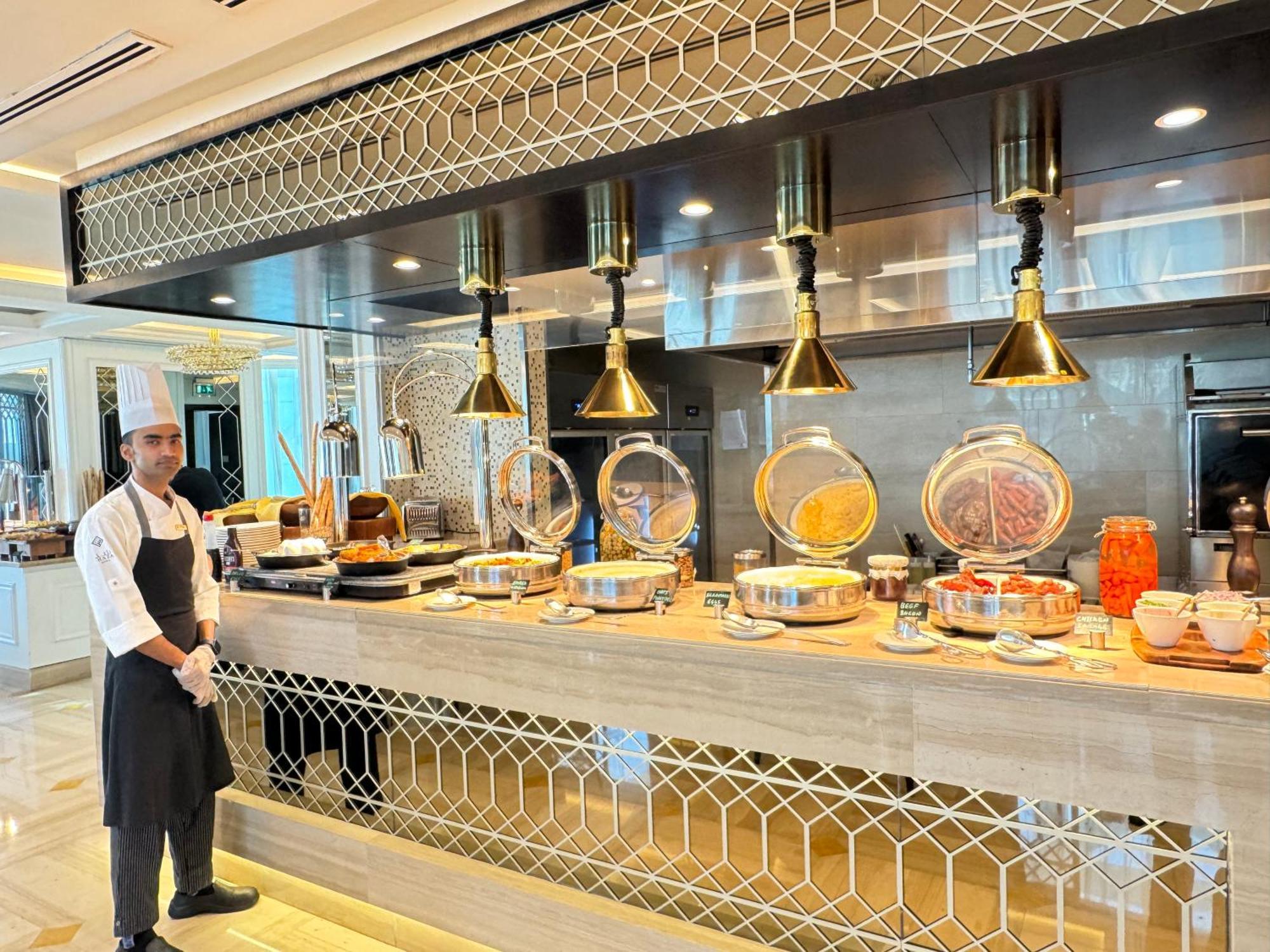 Shaza Doha Hotell Exteriör bild A buffet at the Taj Mahal Palace, Mumbai, India