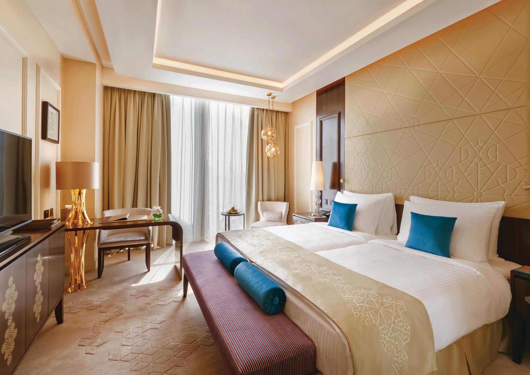 Shaza Doha Hotell Exteriör bild Deluxe Room